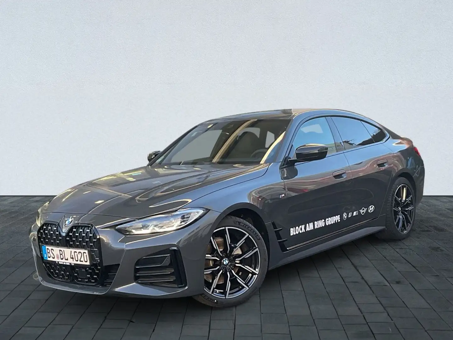 BMW 420 d Gran Coupé Sportpaket Bluetooth Navi LED PDC Gris - 1