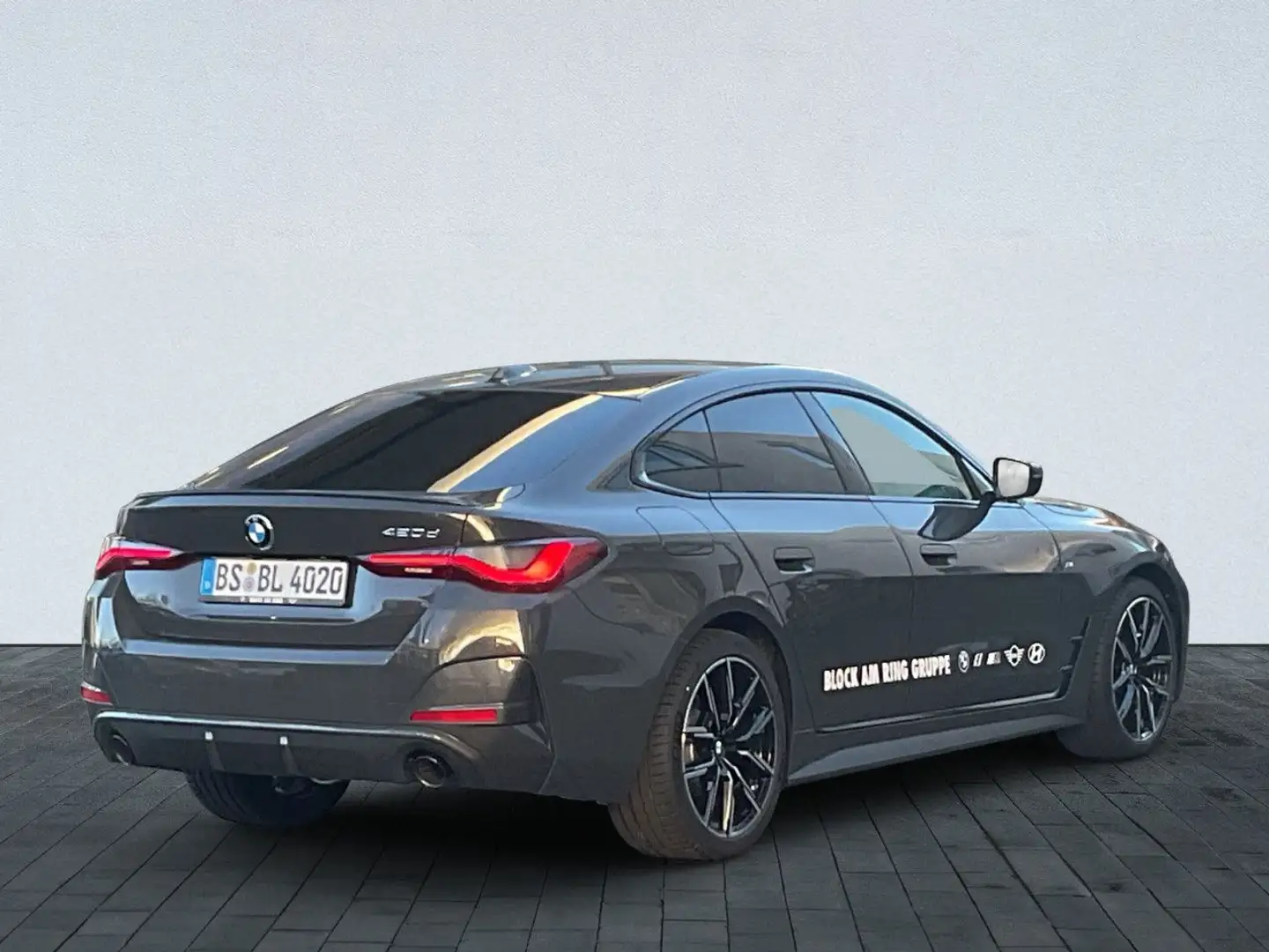 BMW 420 d Gran Coupé Sportpaket Bluetooth Navi LED PDC Gris - 2