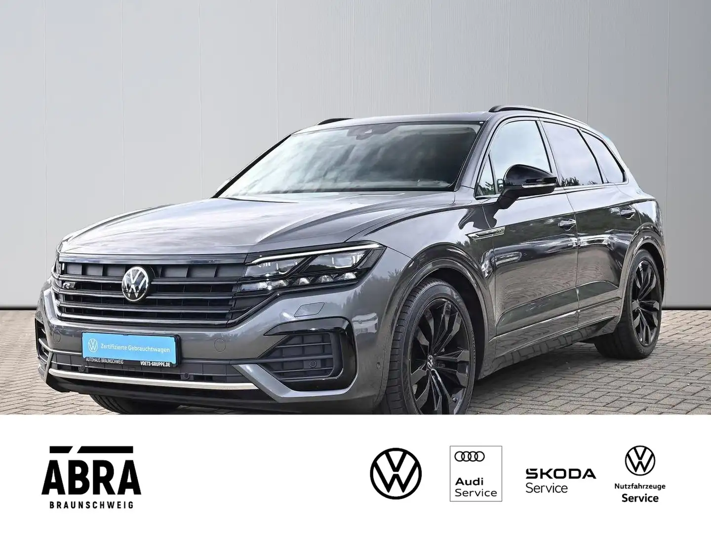 Volkswagen Touareg 3.0 TDI R-Line 4Motion IQ.LIGHT+NAV+ACC Gris - 1