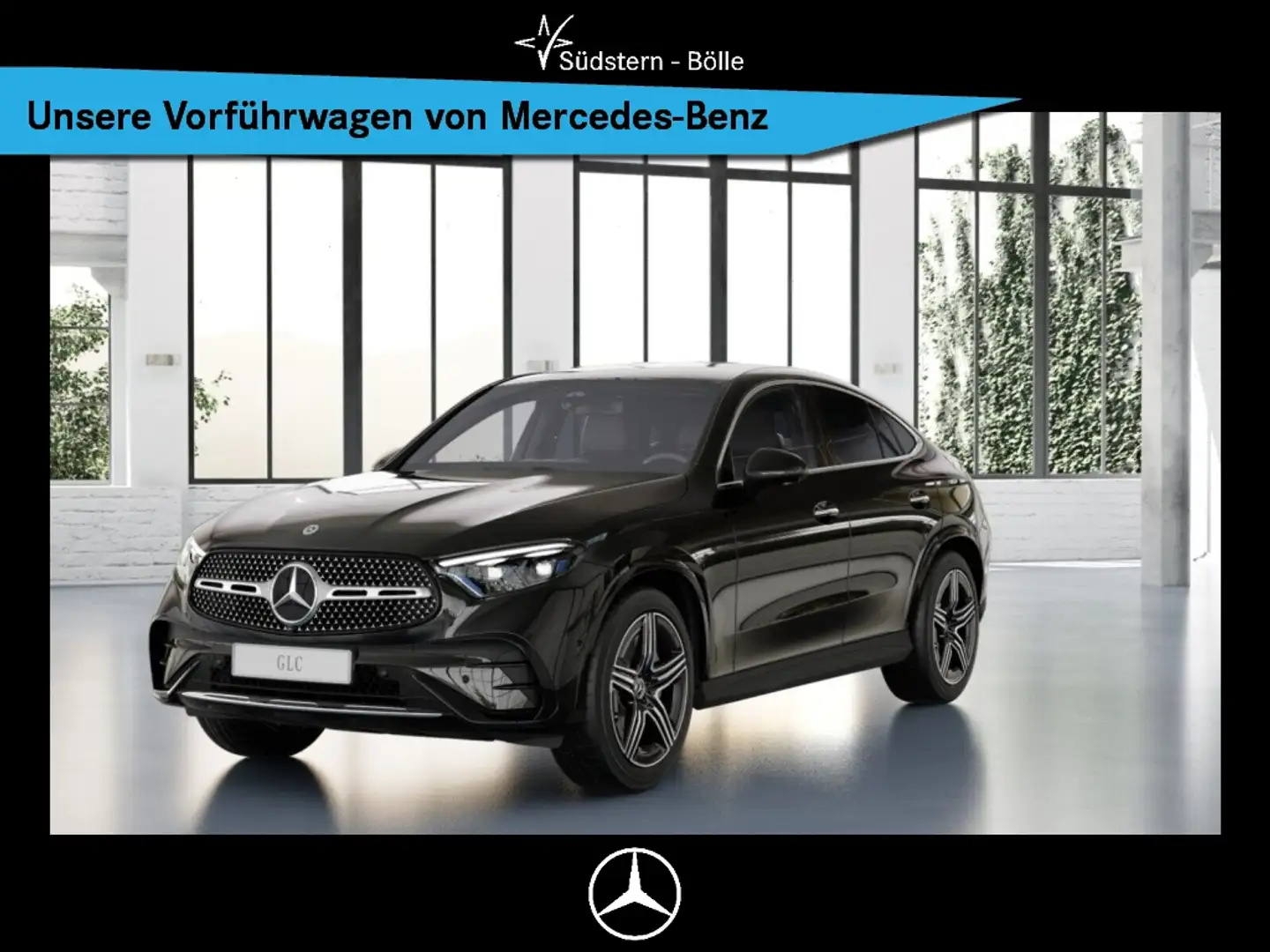 Mercedes-Benz GLC 300 d 4M Coupe AMG+AMBIENTE+DISTRO+MEMORY Schwarz - 1