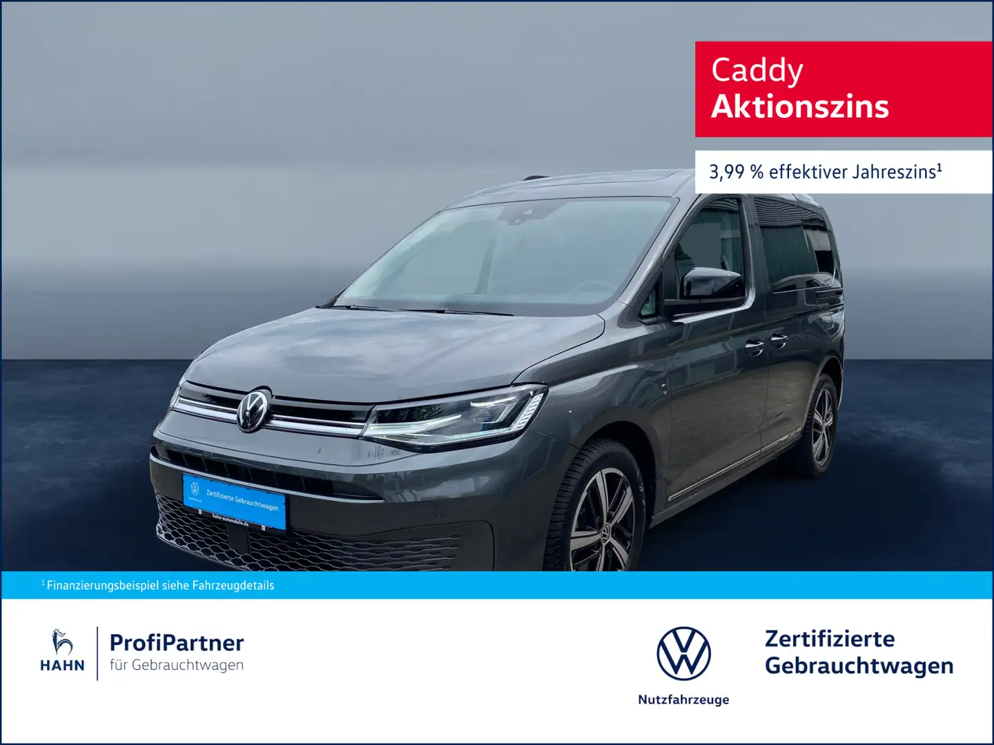 Volkswagen Caddy Dark Label 1,5TSI 84KW DSG LED NAvi Grau - 1