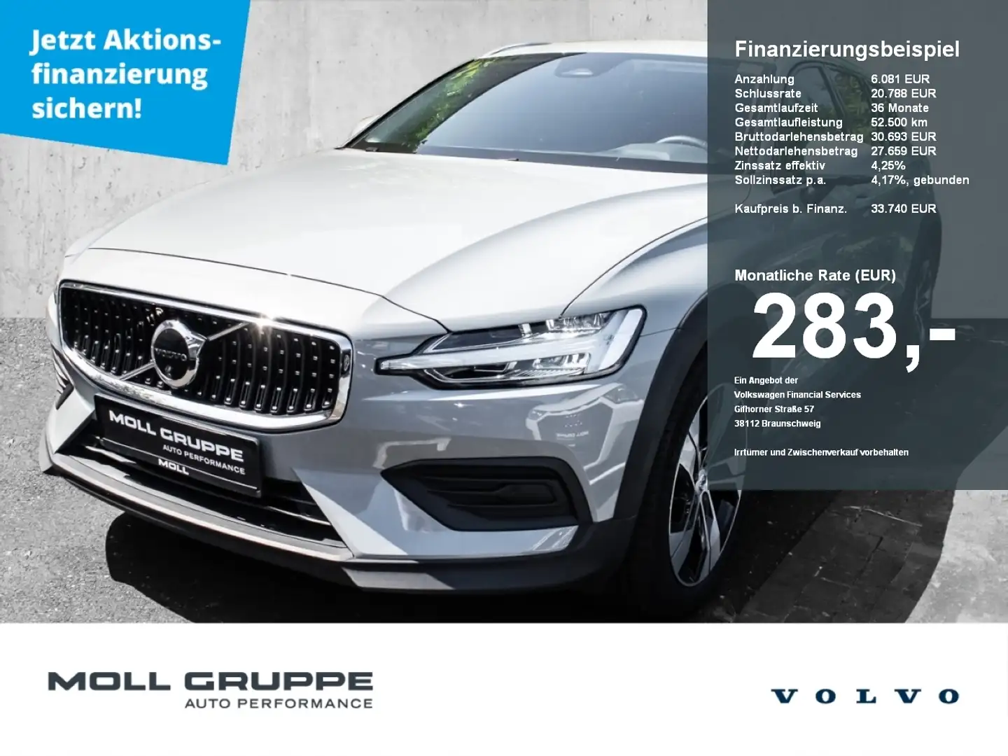 Volvo V60 Cross Country B4 (Diesel) AWD Plus Grau - 1