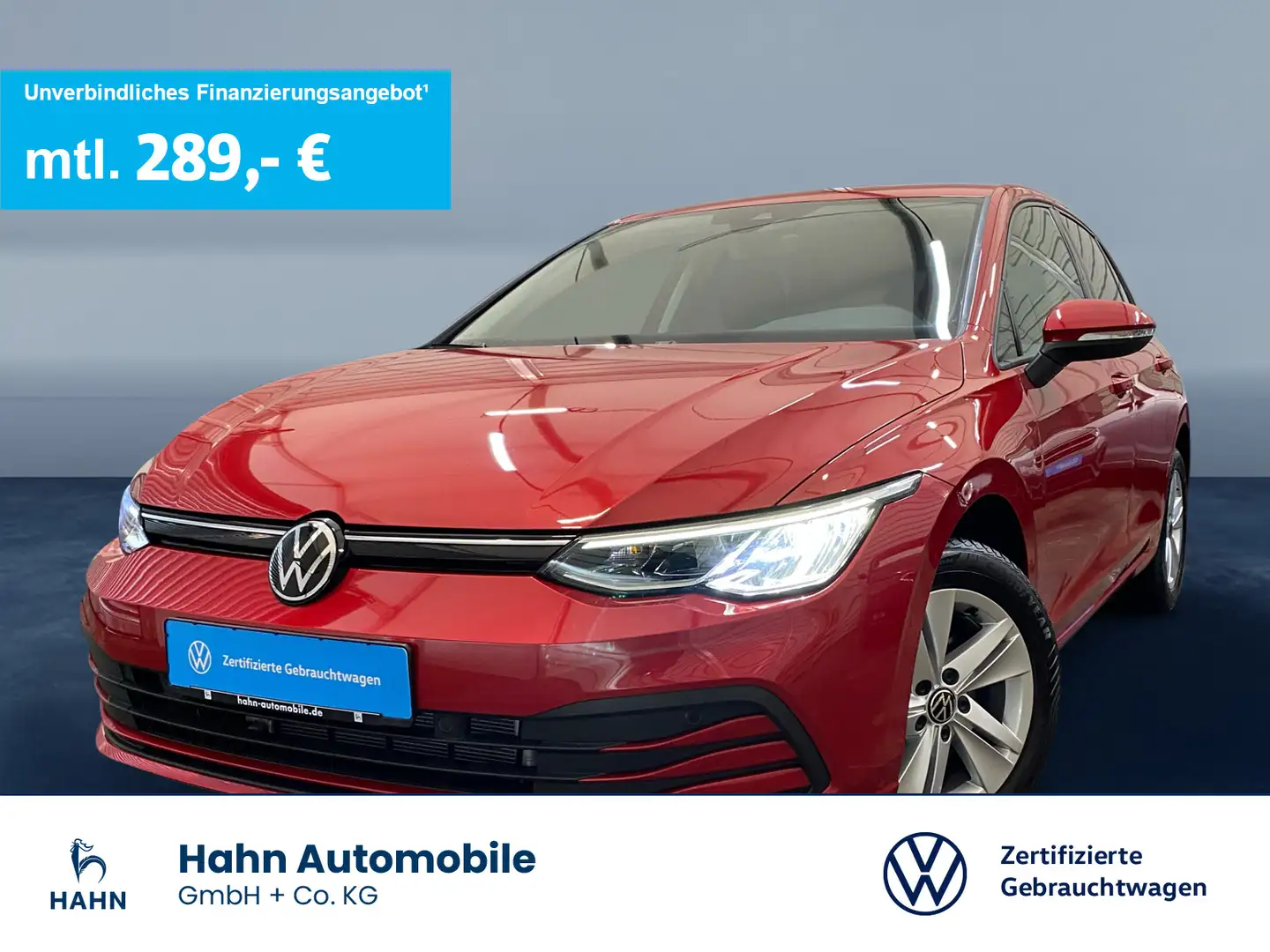 Volkswagen Golf VIII 1.0TSI DSG Life ACC LED Navi PDC Sitzh Rood - 1