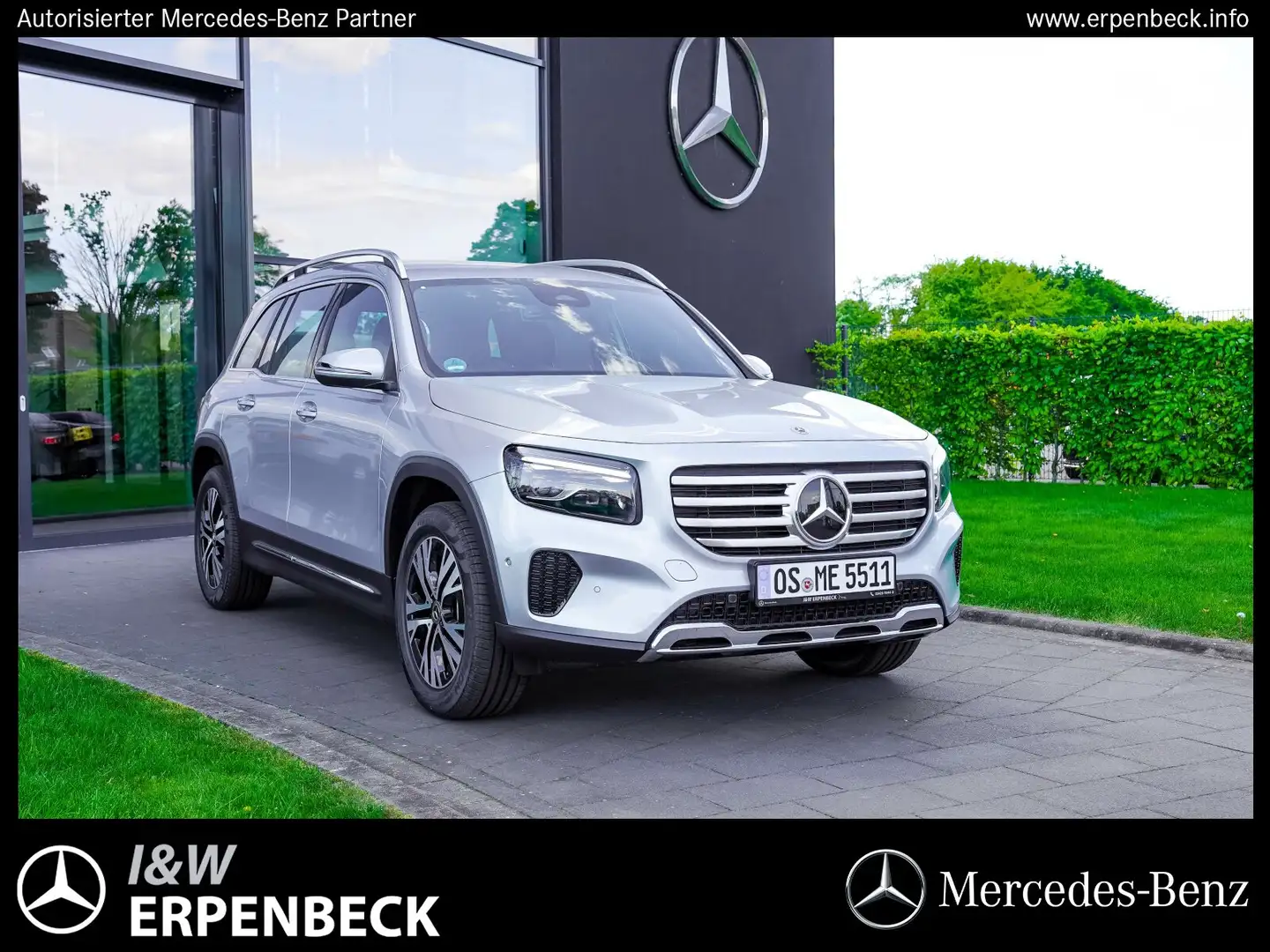 Mercedes-Benz GLB 200 GLB 200 d Distronic AHK Kamera Multibeam Keyless Zilver - 1
