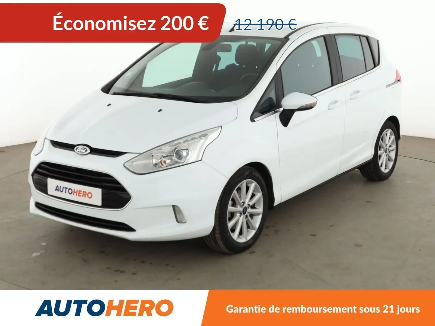 Ford B-Max 1.0 EcoBoost Titanium BVM Blanc - 1