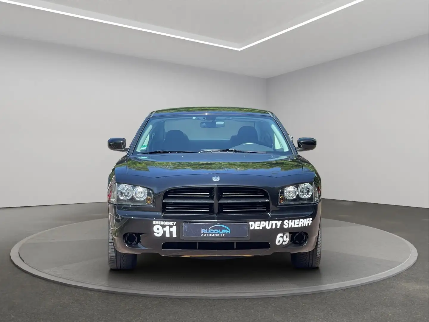 Dodge Charger POLICE CAR ° DEUTSCHE ZULASSUNG °TÜV NEU Schwarz - 2