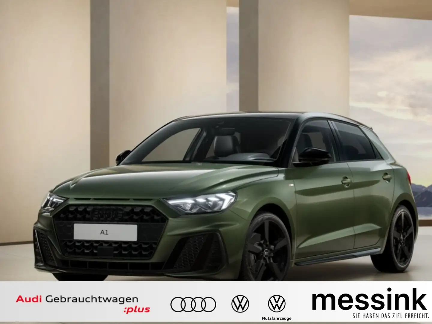 Audi A1 Sportback S line 30 TFSI S tronic S-Line Grün - 1