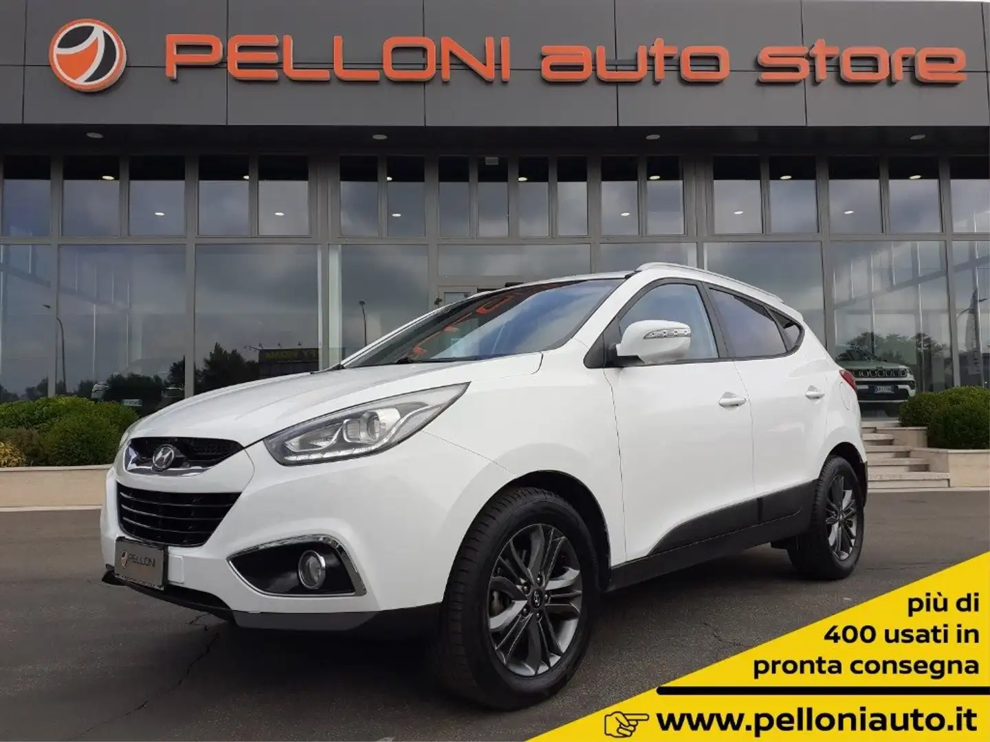 Hyundai iX35 1.7 CRDi 2WD 1°PROP-GARANZIA-KM CERTIFICATI Bianco - 1
