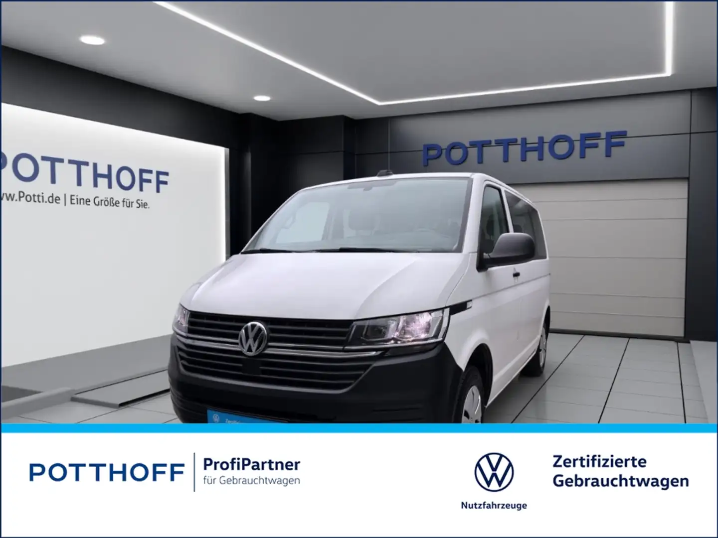 Volkswagen T6.1 Transporter Kombi 2.0 TDI 9-SITZER NAVI KLIMA PDC Weiß - 1