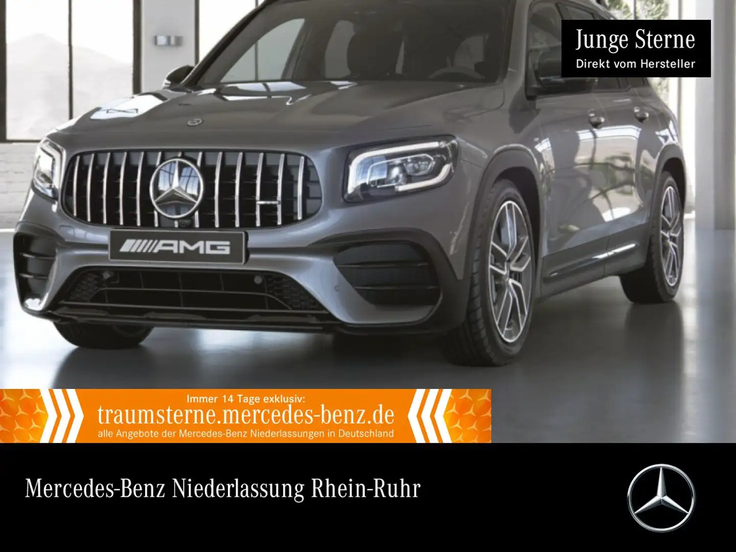 Mercedes-Benz GLB 35 AMG GLB 35 4M AMG+PANO+AHK+LED+STHZG+KAMERA+TOTW+8G Gris - 1