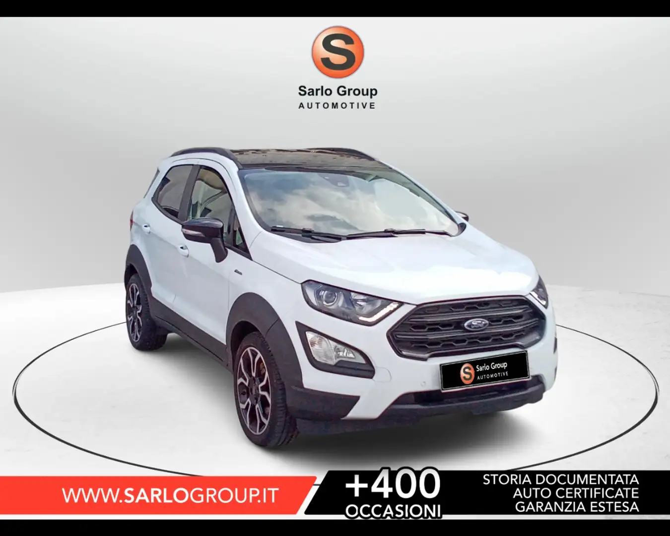 Ford EcoSport 1.0 EcoBoost Active Blanc - 1