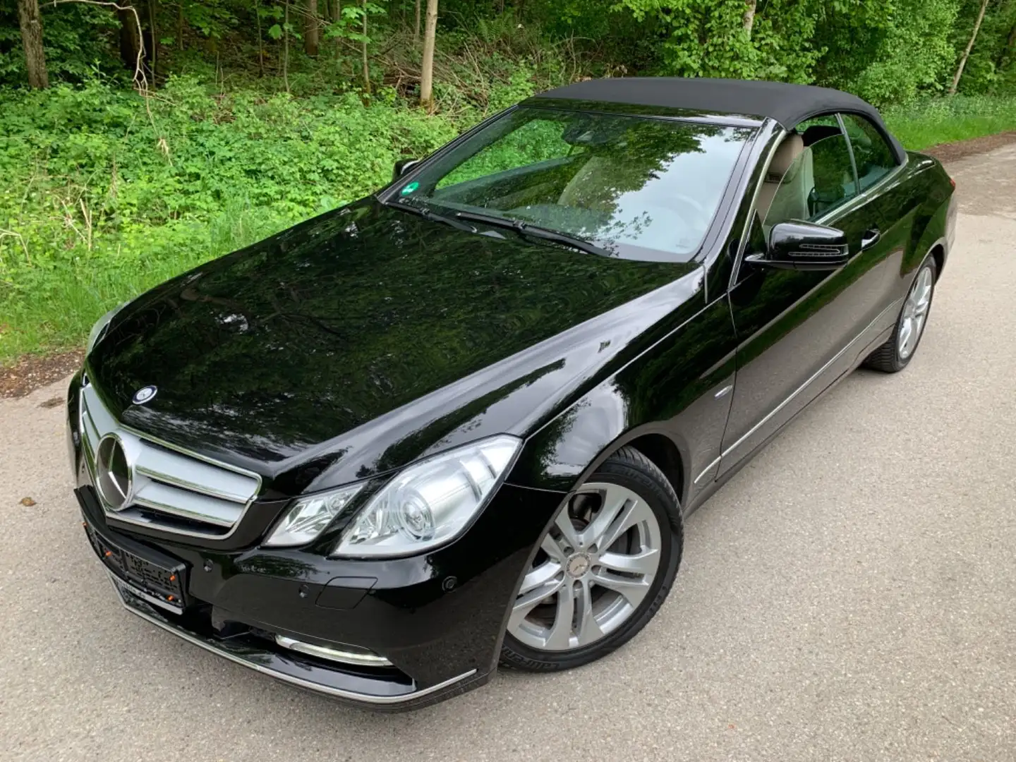 Mercedes-Benz E 350 E  Cabrio CDI  Blue Eff;1.Hd!Vollausst!Top Schwarz - 2