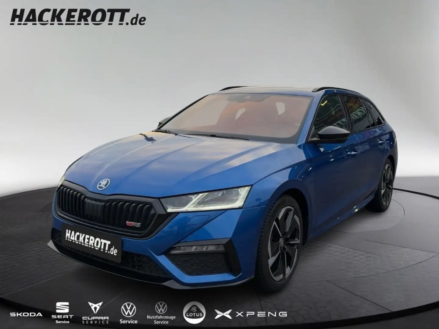 Skoda Octavia Combi RS 2.0TDI DSG Navi e.Heckklappe DCC-Fahrwerk Blau - 2