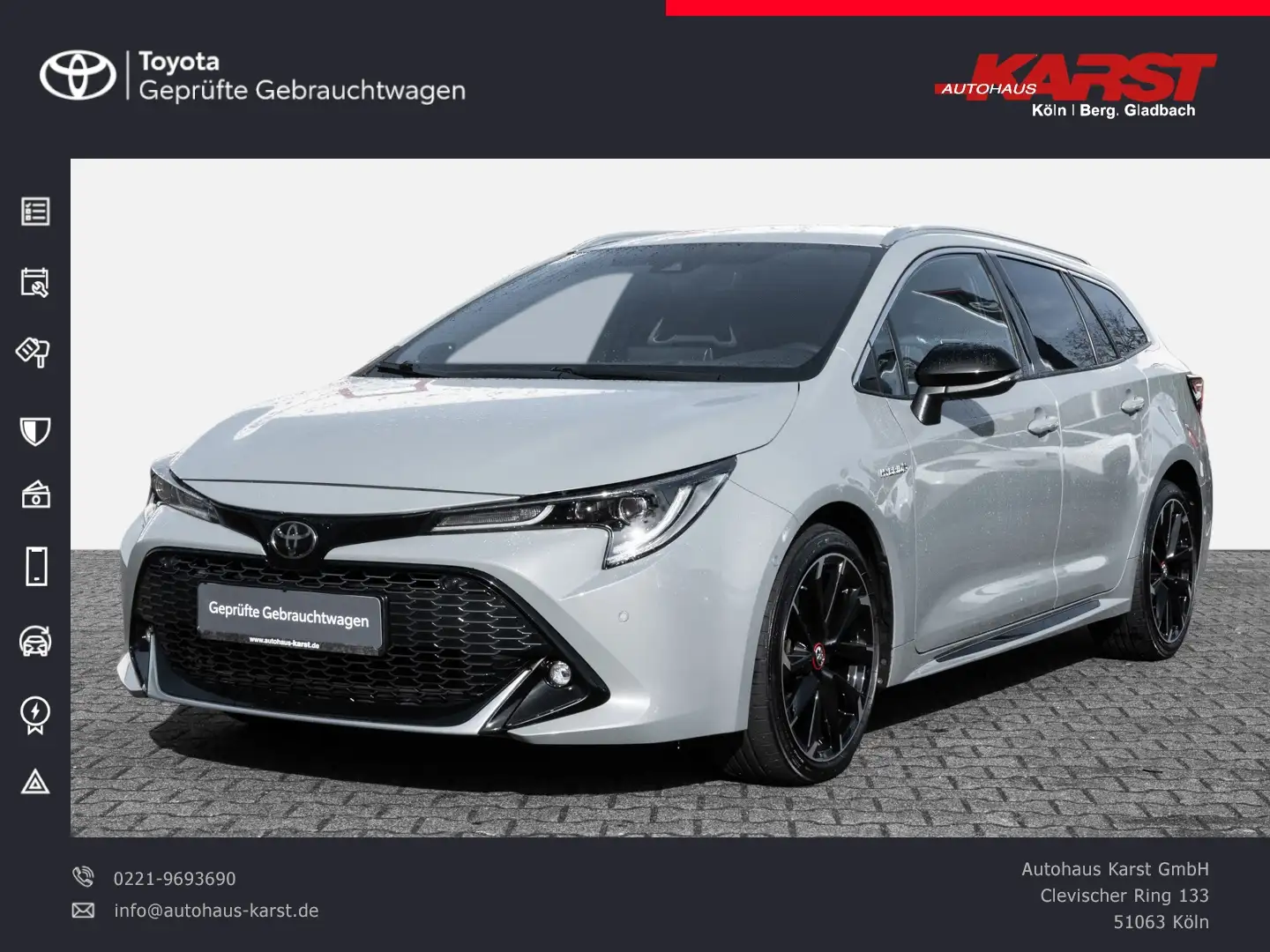 Toyota Corolla Touring Sports 2,0 GR Sport Hybrid *TOP* Gri - 1