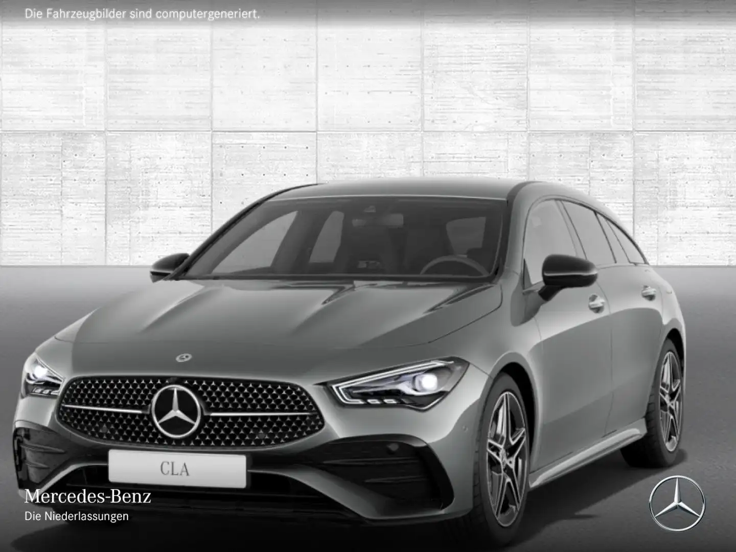 Mercedes-Benz CLA 220 d AMG+NIGHT+360°+LED+TOTW+KEYLESS+8G Grau - 2