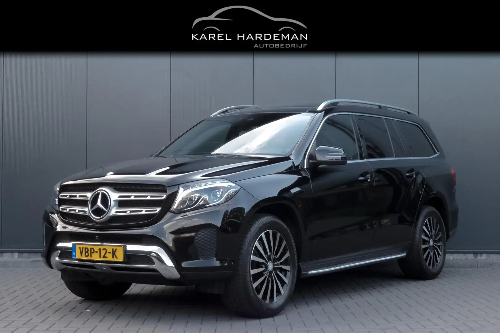 Mercedes-Benz GLS 400 4MATIC | GRIJS KENTEKEN | 360°-CAMERA| LUCHTVERING Zwart - 1