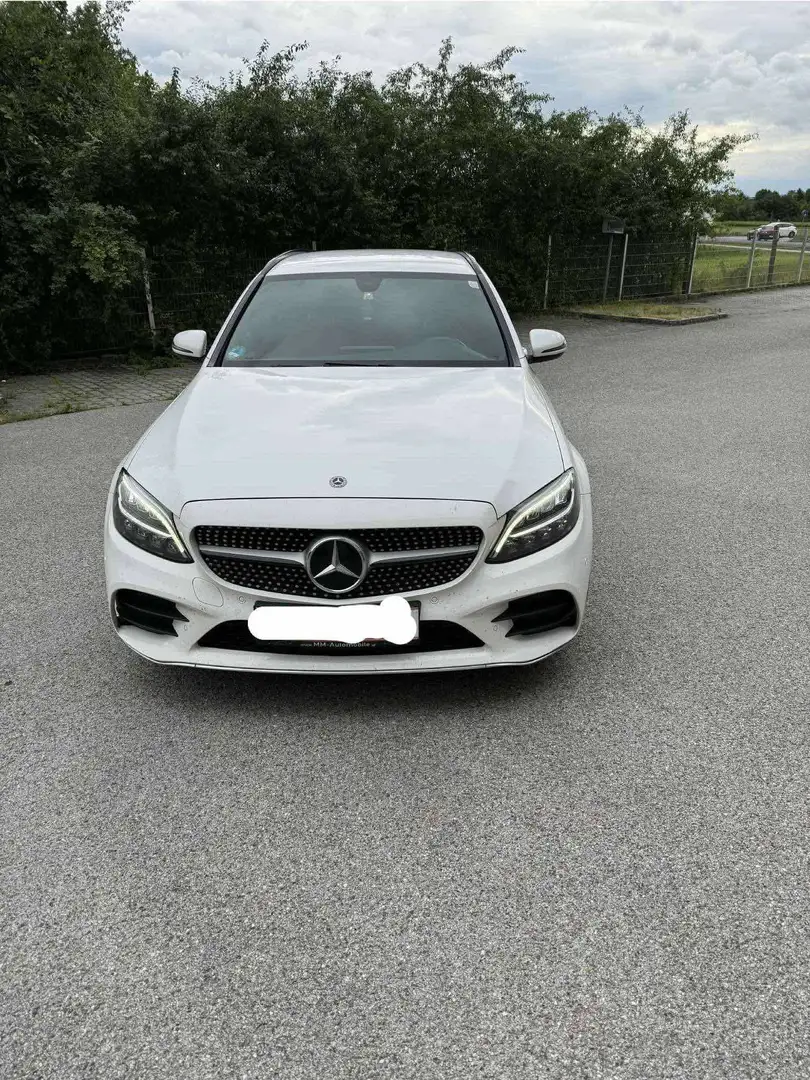 Mercedes-Benz C 180 d T 9G-TRONIC AMG Line Weiß - 1