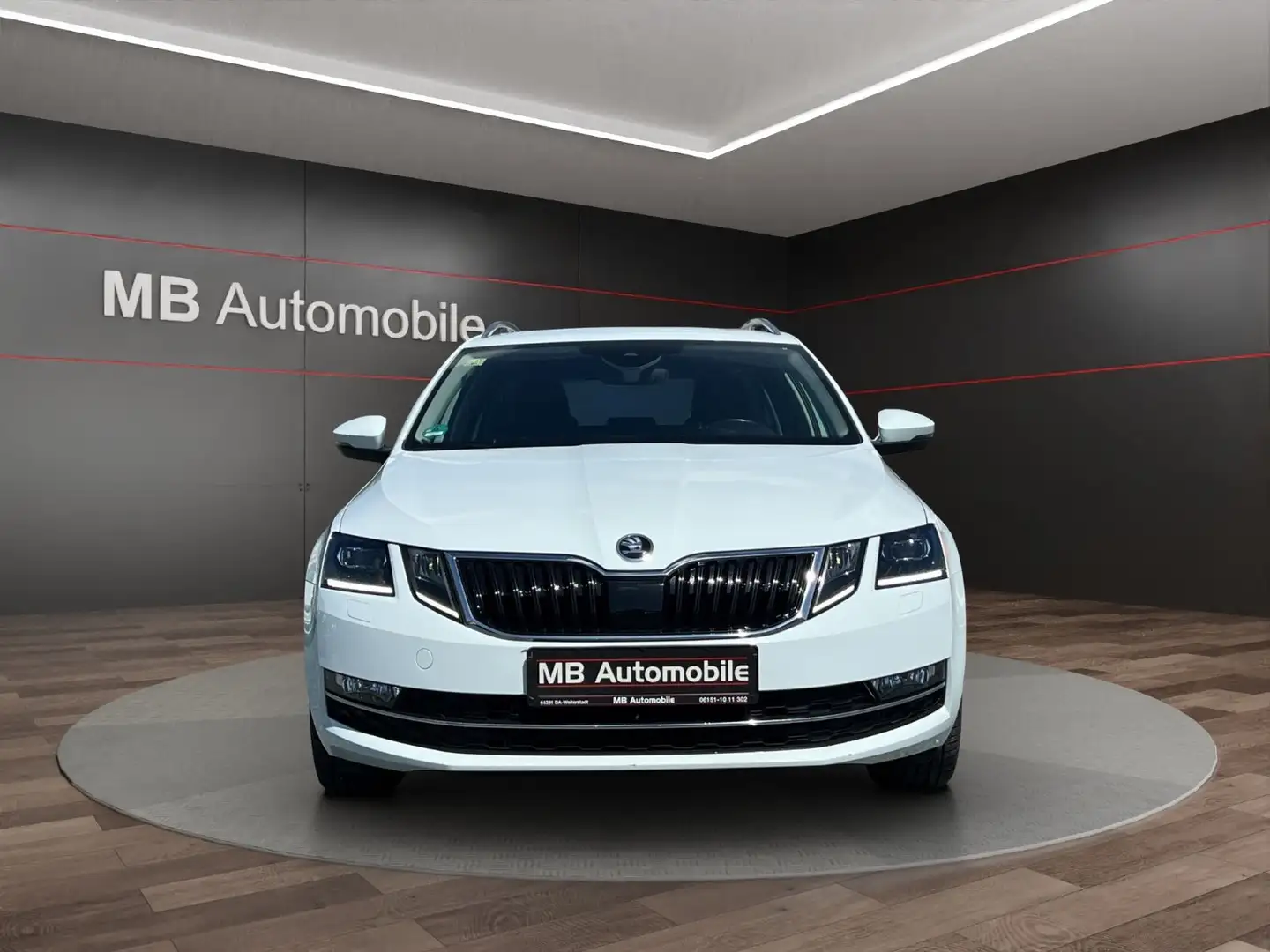 Skoda Octavia Combi Style Navi/T-Leder/PDC/Apple CarPl Weiß - 2