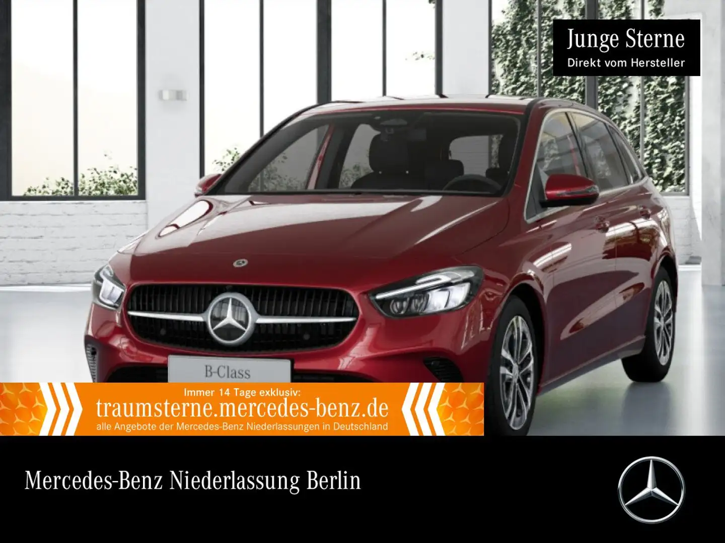 Mercedes-Benz B 200 PROGRESSIVE+LED+KAMERA+7G Rot - 1