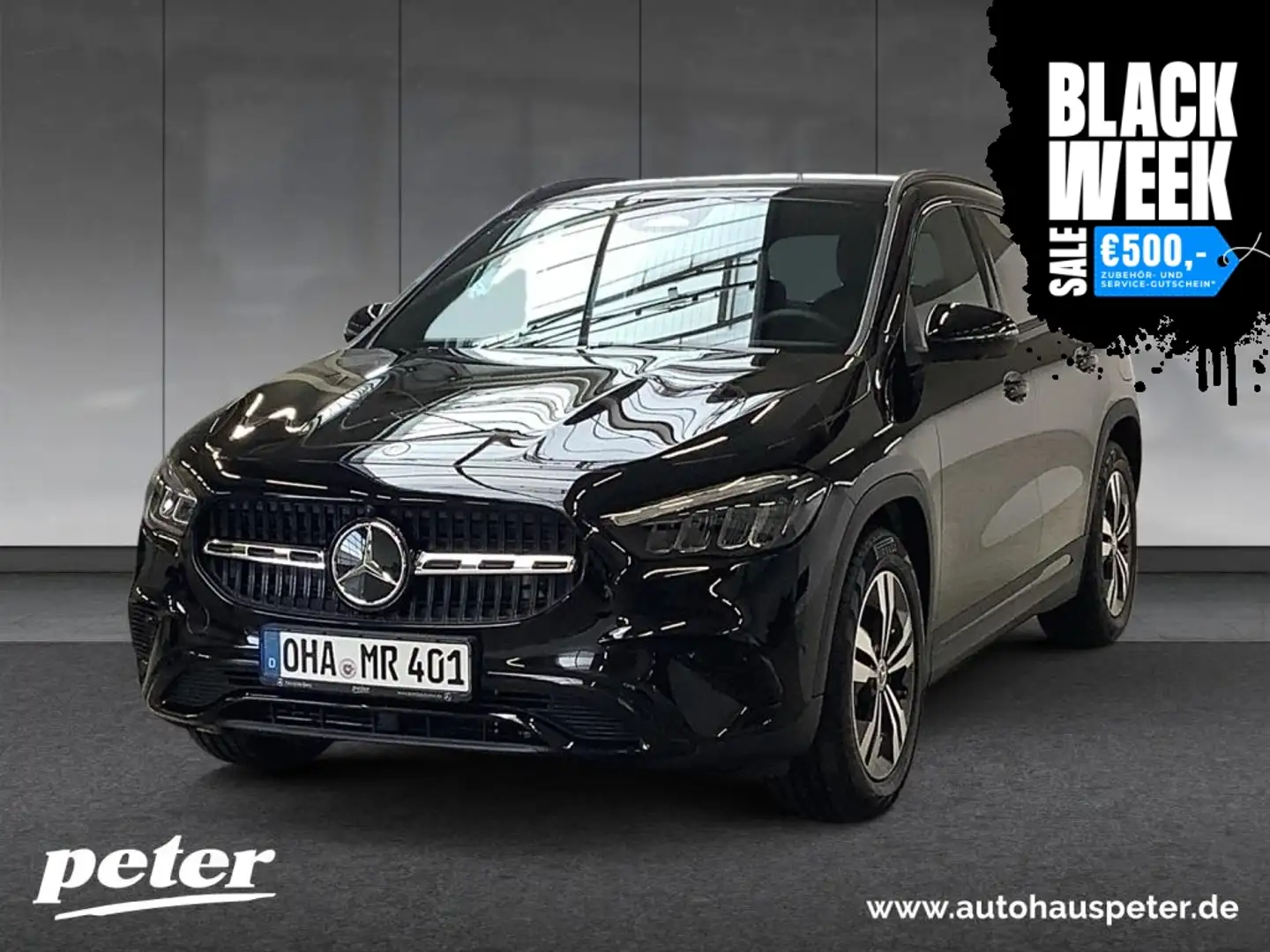 Mercedes-Benz GLA 200 PROGRESSIVE/NIGHT/18"/LED/DISTRONIC/AHK Zwart - 1