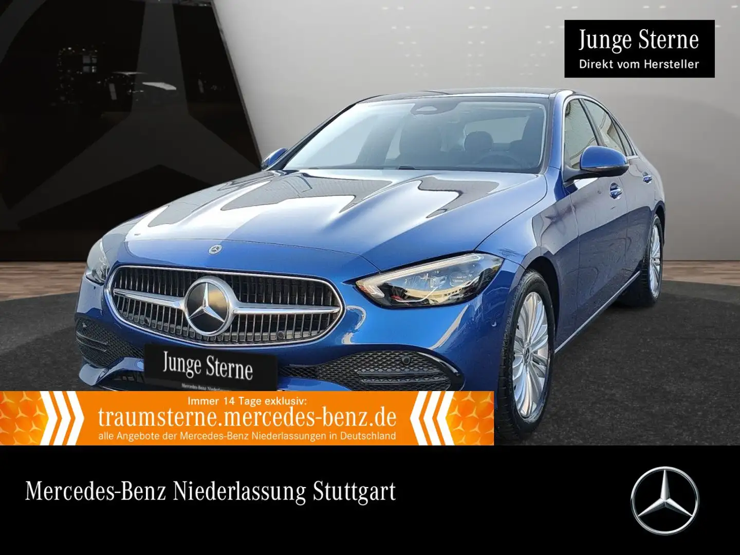 Mercedes-Benz C 180 AVANTG+LED+KAMERA+TOTW+KEYLESS+9G Blau - 1