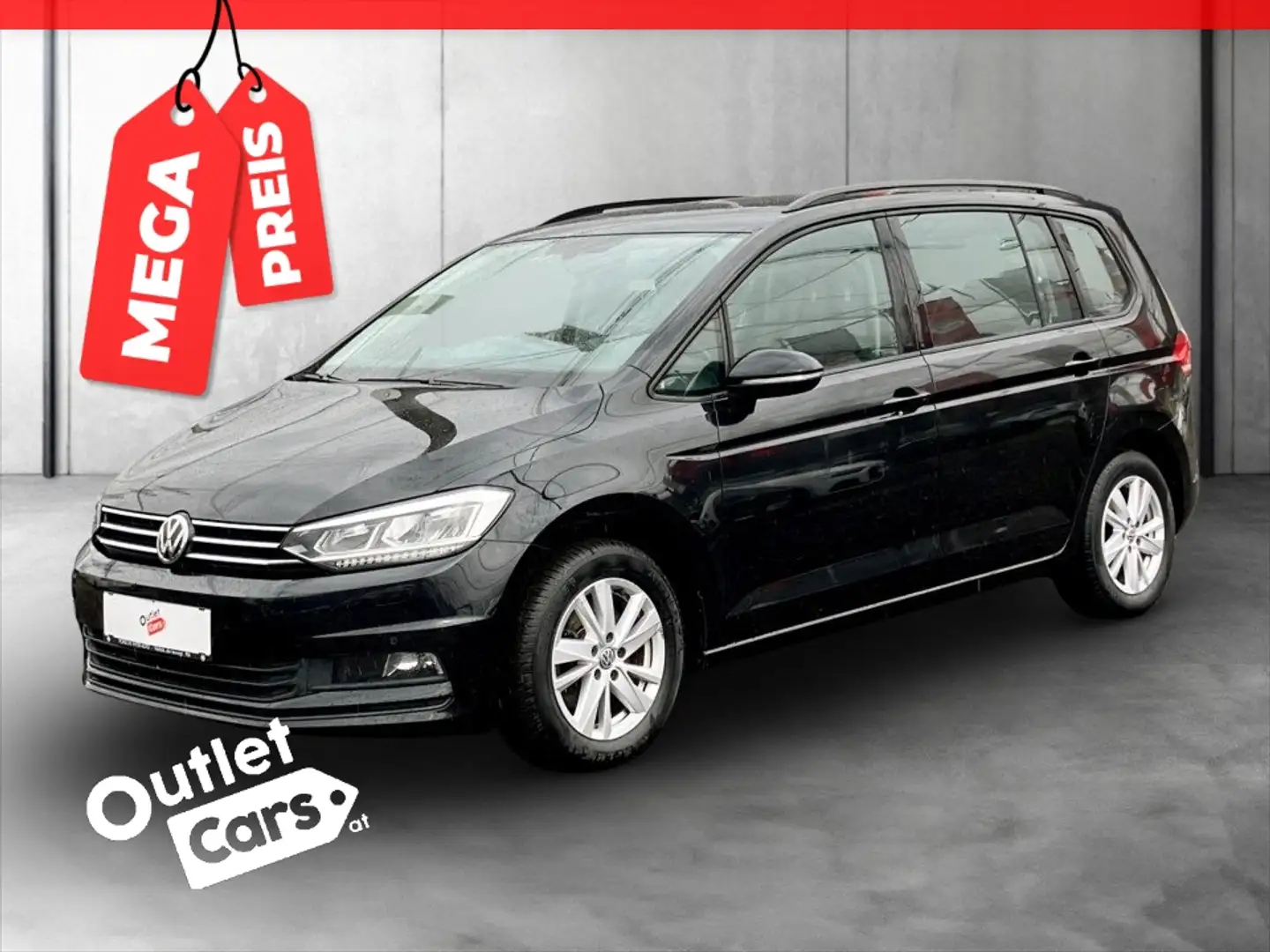 Volkswagen Touran 2.0 TDI CL LENKRDHZG+LED+STANDHZG+MASSAGE Schwarz - 1