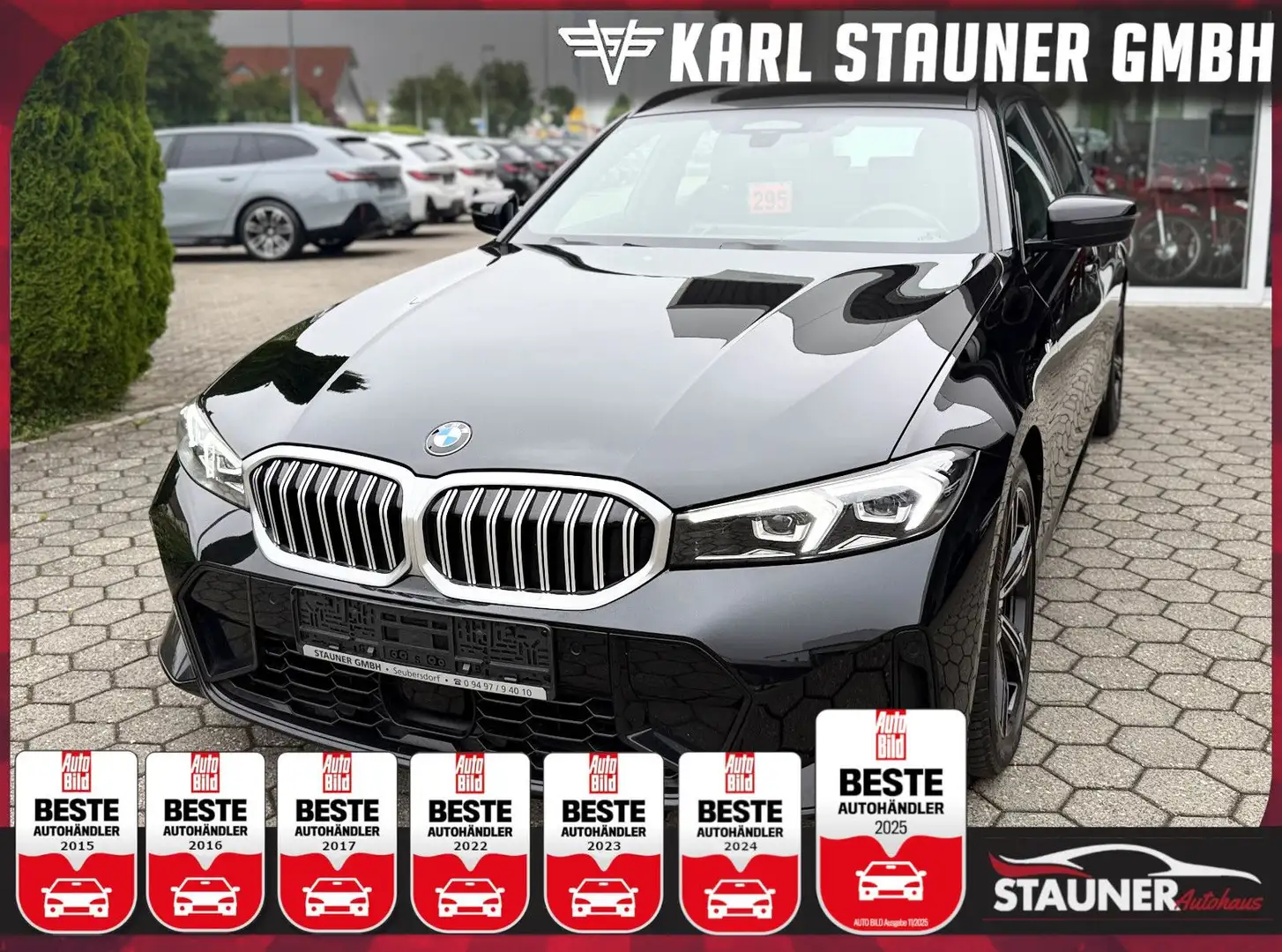BMW 320 d Touring M-Sport xDrive MEMORY ABSTANDST. Schwarz - 1