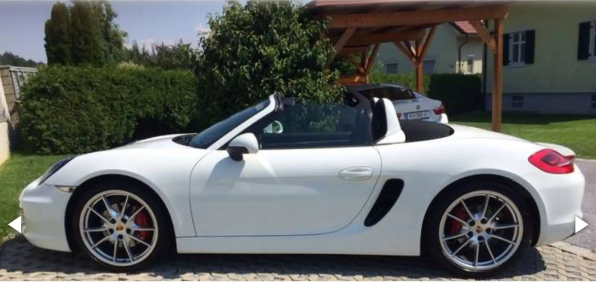 Porsche Boxster Boxster S 981 3,4 DSG S 6 Zylinder Neuwertig Weiß - 2
