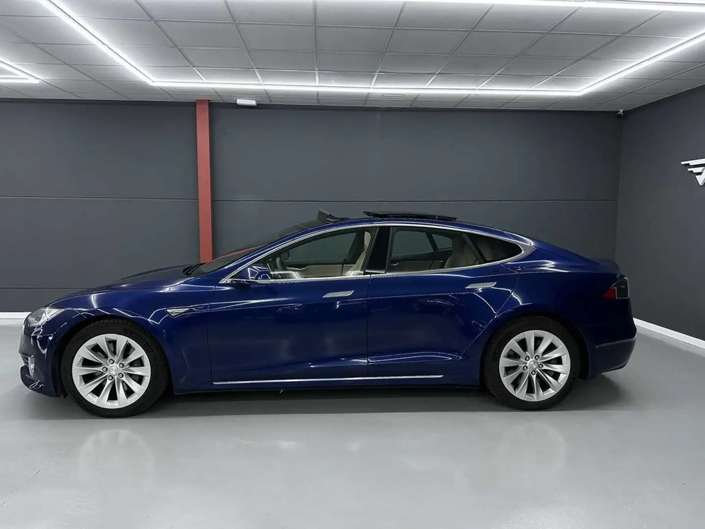 Tesla Model S 90D Free charge SC01 29600e neto Azul - 2