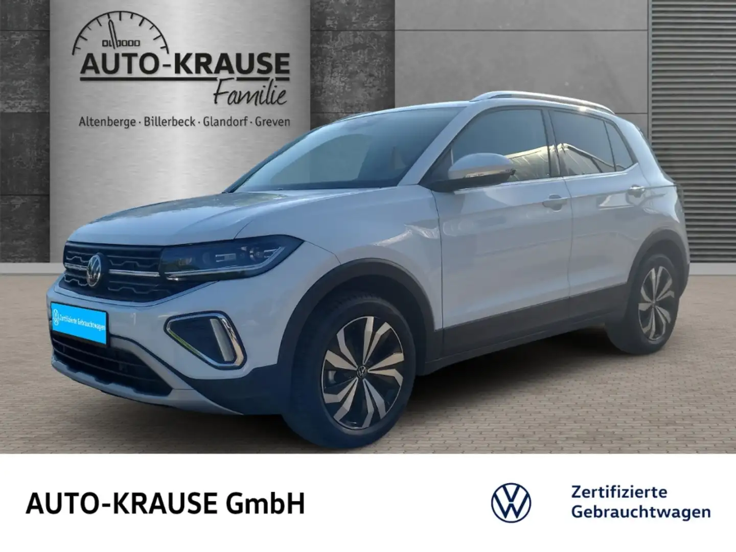 Volkswagen T-Cross 1.0 TSI Style Navi digitales Cockpit LED Blendfrei Bianco - 1