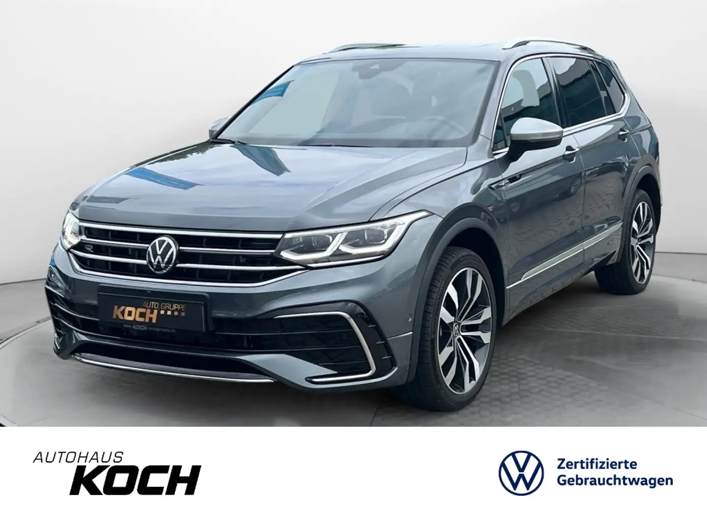 Volkswagen Tiguan Allspace 2.0TDI R-Line DSG 7-Sitzer Leder Grün - 1
