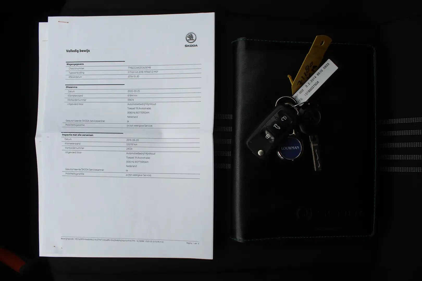 Skoda Citigo 1.0 Greentech Sport Airco/Radio-CD speler/Elektris Rojo - 2