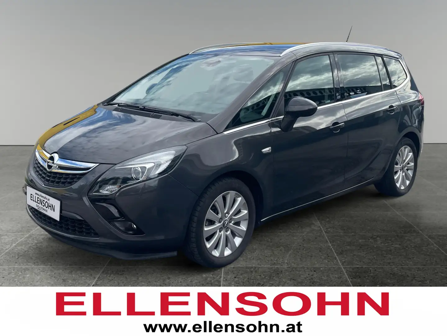 Opel Zafira Tourer 1,6 Ecotec 8-fach bereift, Anhängerkupplung, 7-Si Gris - 1