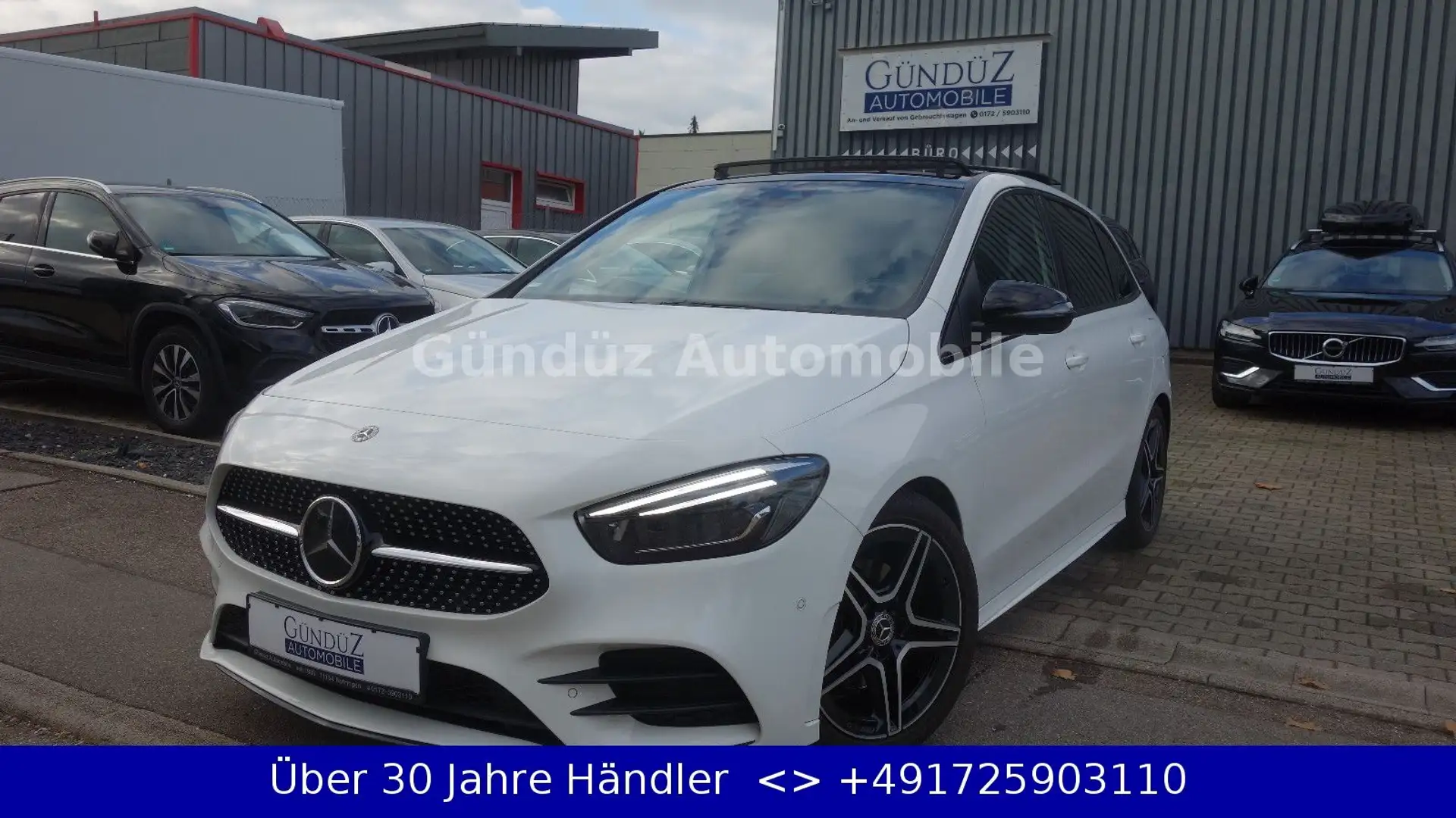 Mercedes-Benz B 200 d 8G-DCT AMG Line *PANO*DISTRONIC*LED*AHK* Weiß - 1