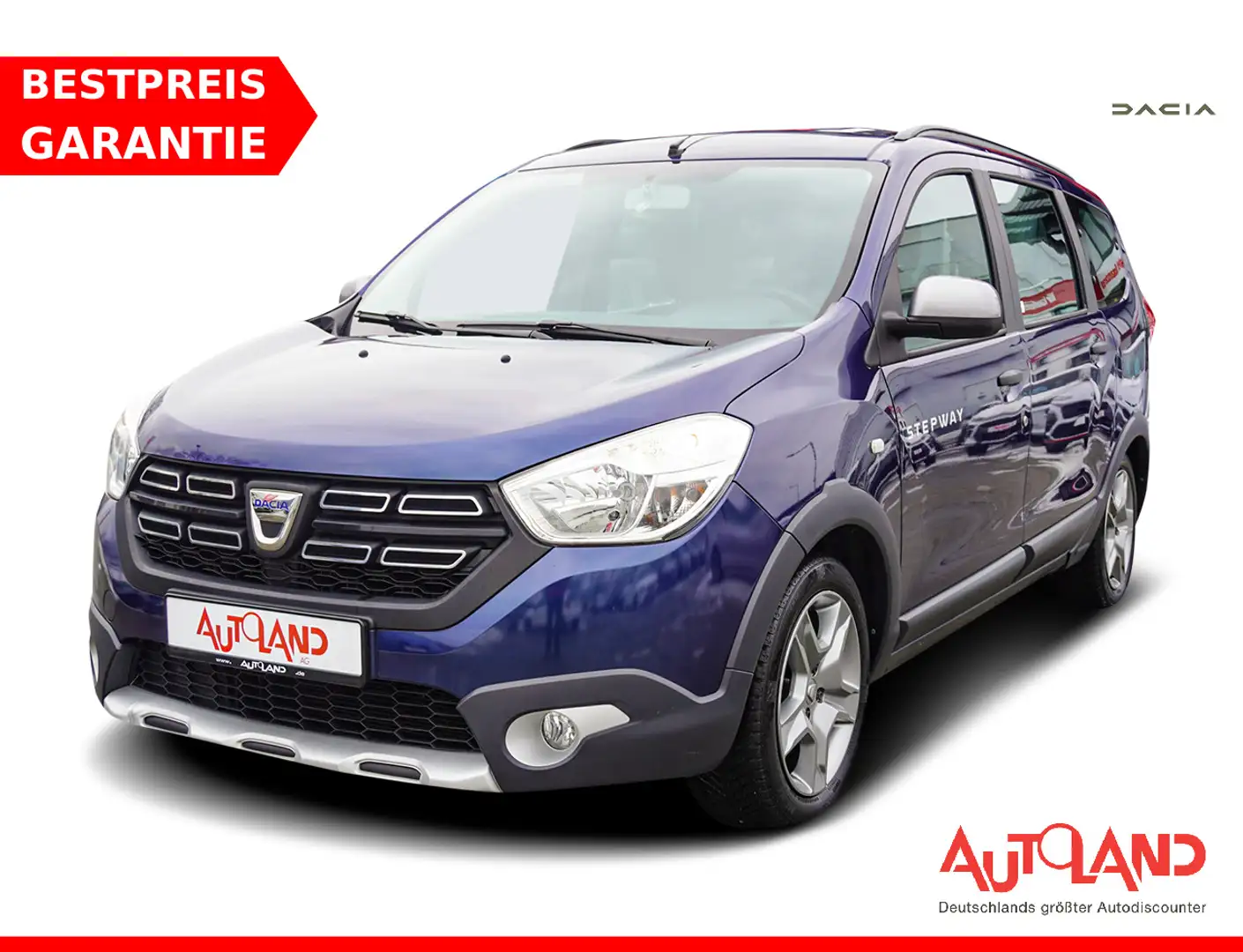 Dacia Lodgy Stepway 1.6 Navi 7-Sitzer Sitzheizung AHK Blau - 1