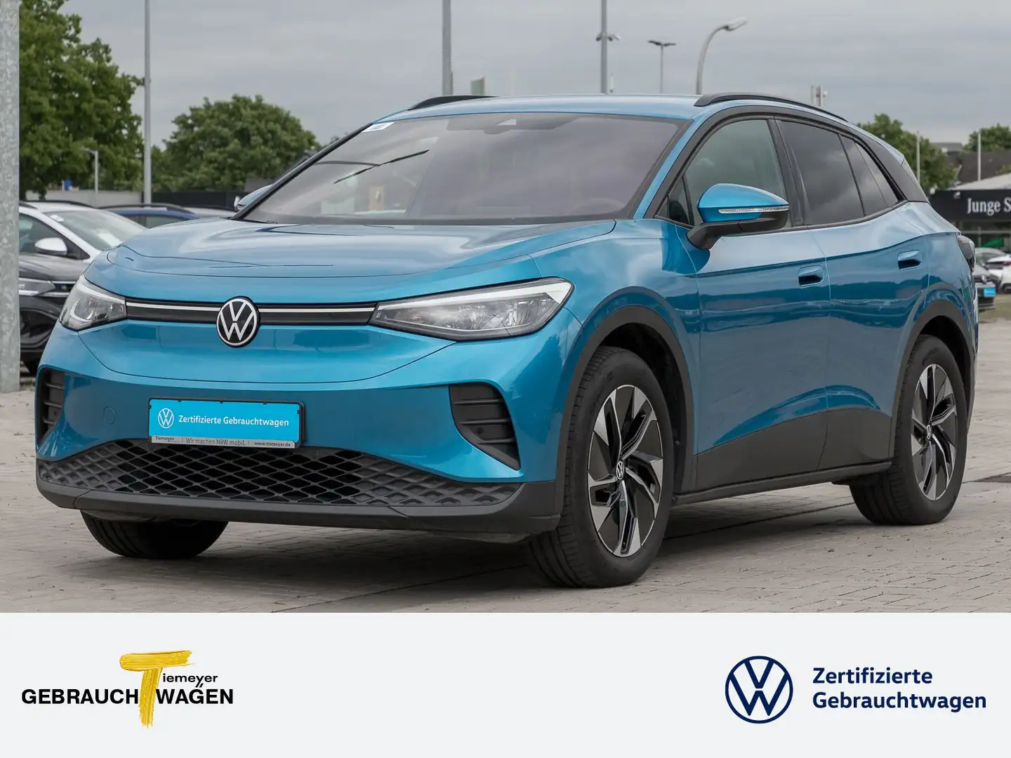 Volkswagen ID.4 PRO 286PS WÄRMEPUMPE AHK KAMERA LED LM19 Blau - 1