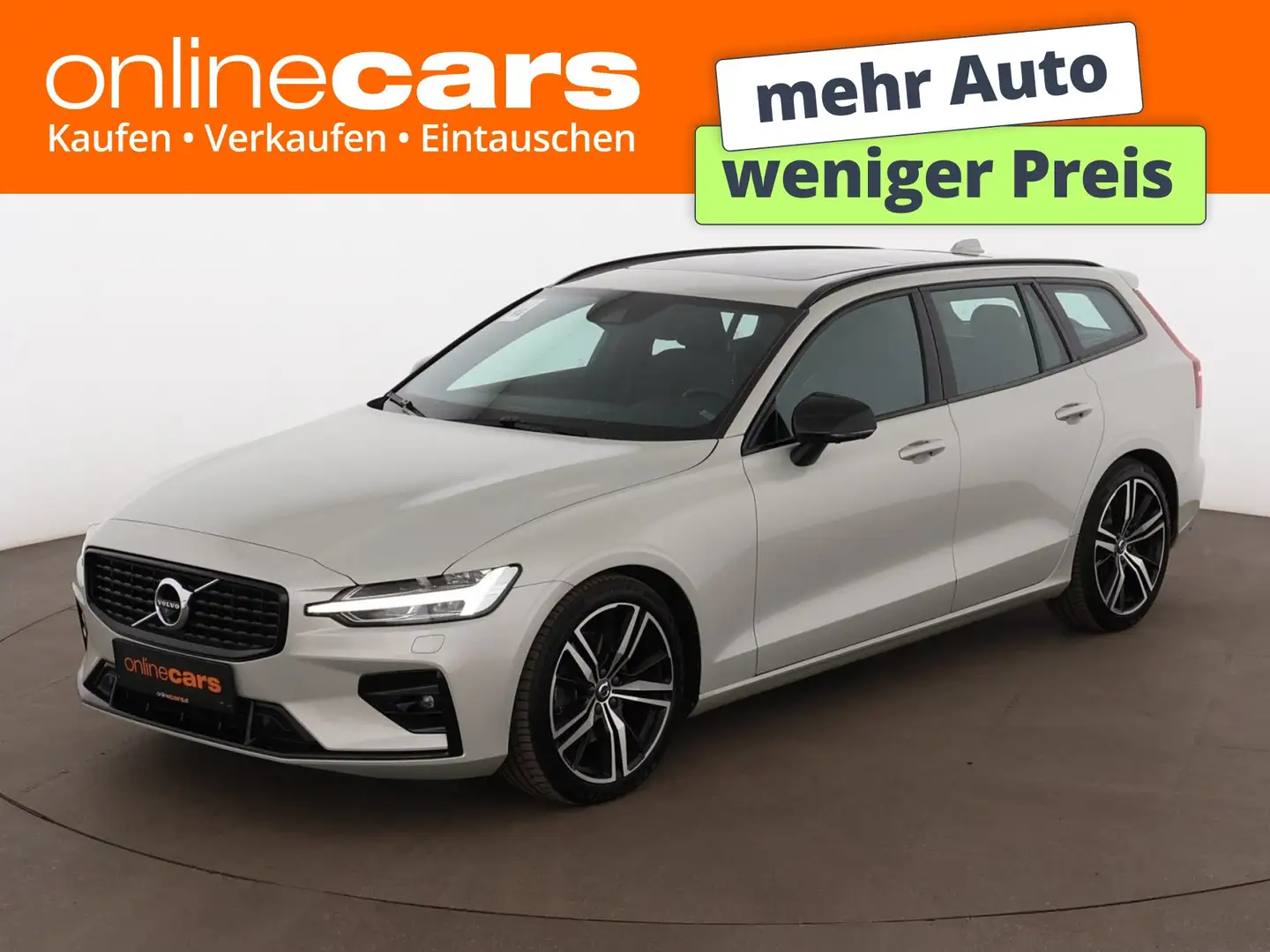 Volvo V60 Kombi B4 R Design Aut LED STANDHZG 360-CAM Beige - 1