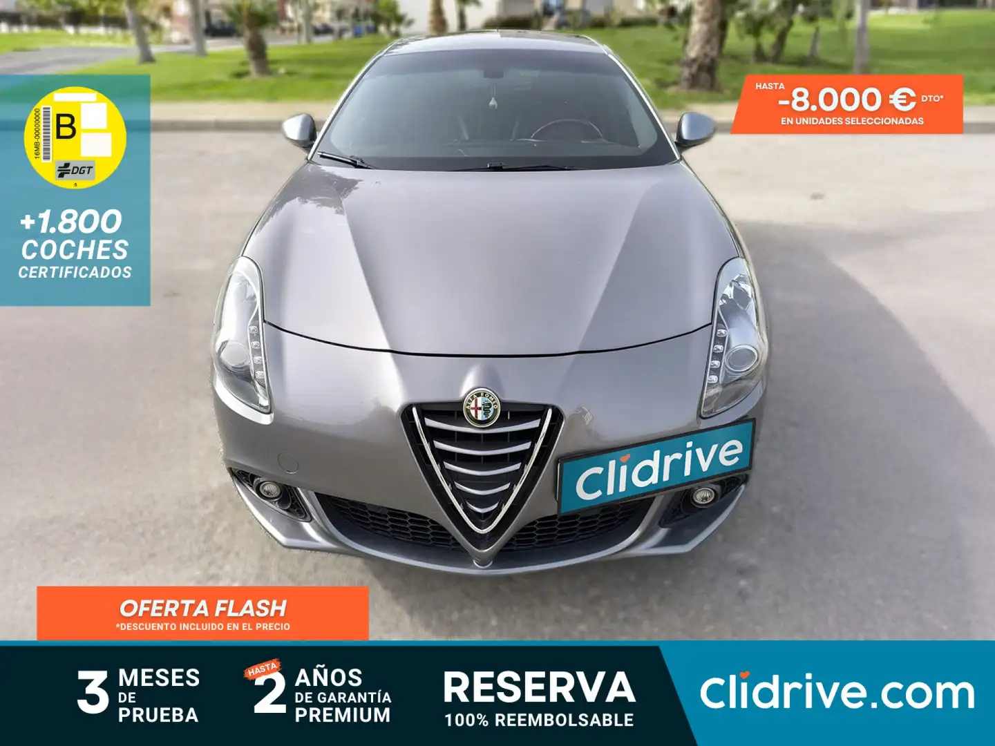 Alfa Romeo Giulietta 2.0JTDm Distinctive TCT 175 Gris - 1