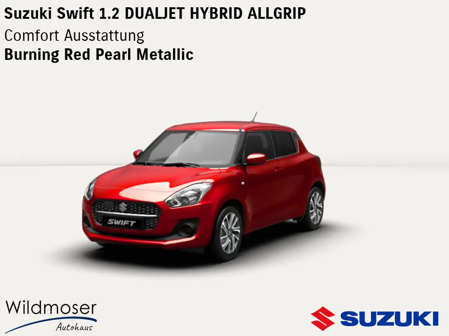 Suzuki Swift ❤️ 1.2 DUALJET HYBRID ALLGRIP ⏱ 5 Monate Lieferzei Rot - 1