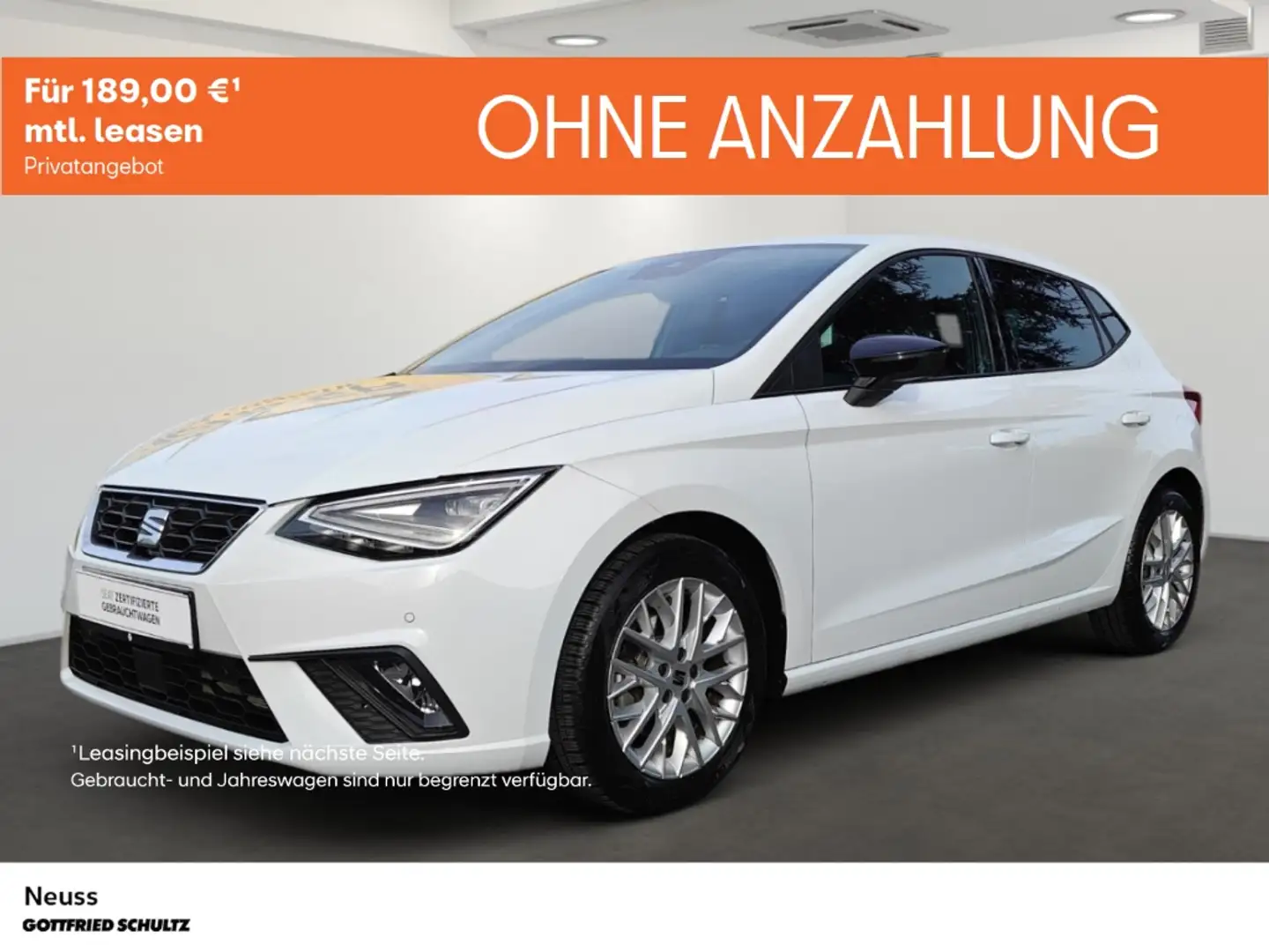 SEAT Ibiza FR DSG SITZHEIZUNG EINPARKHILFE NAVI LED Weiß - 1