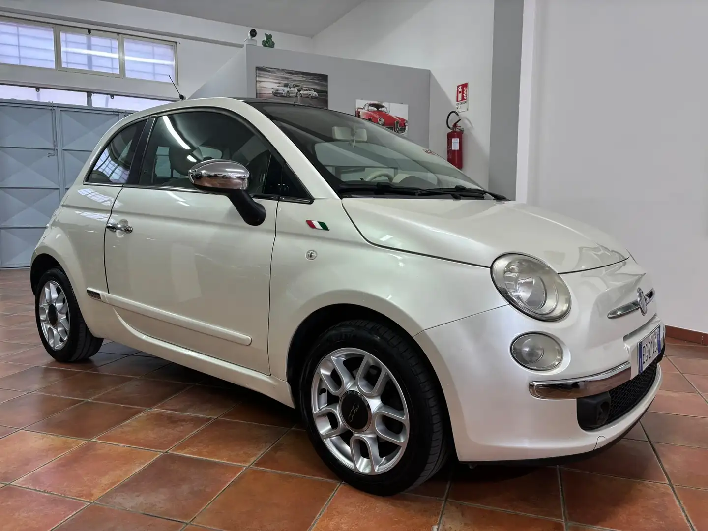 Fiat 500 500 1.3 mjt 16v Matt Black 95cv Bianco - 2