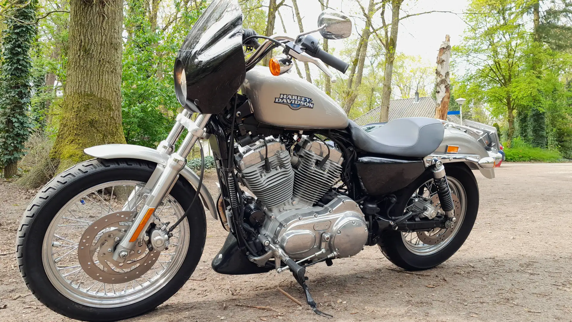 Harley-Davidson Sportster XL 883 LOW 5HD 2008 Zilver - 1