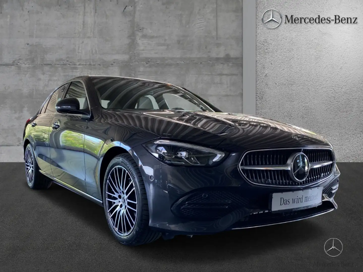 Mercedes-Benz C 180 AVANTGARDE ADVANCED+LEDER BEIGE+AHK+KAM+FAP+ Grau - 2
