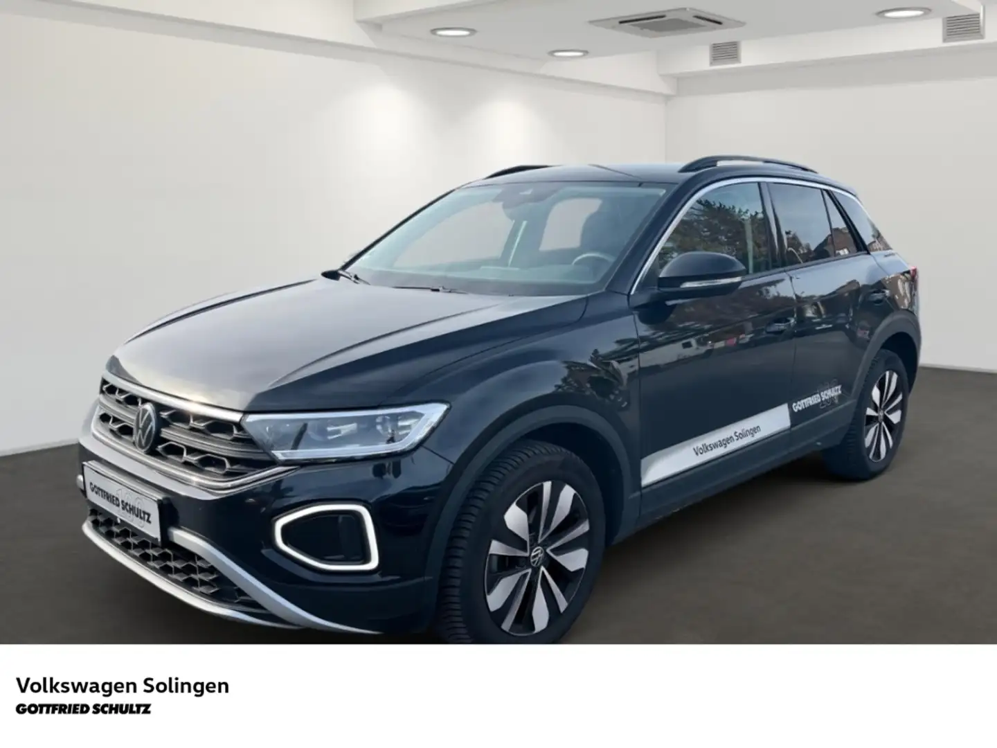 Volkswagen T-Roc 1.0 TSI Goal LED Plus SHZ Navi AppConnect Schwarz - 1