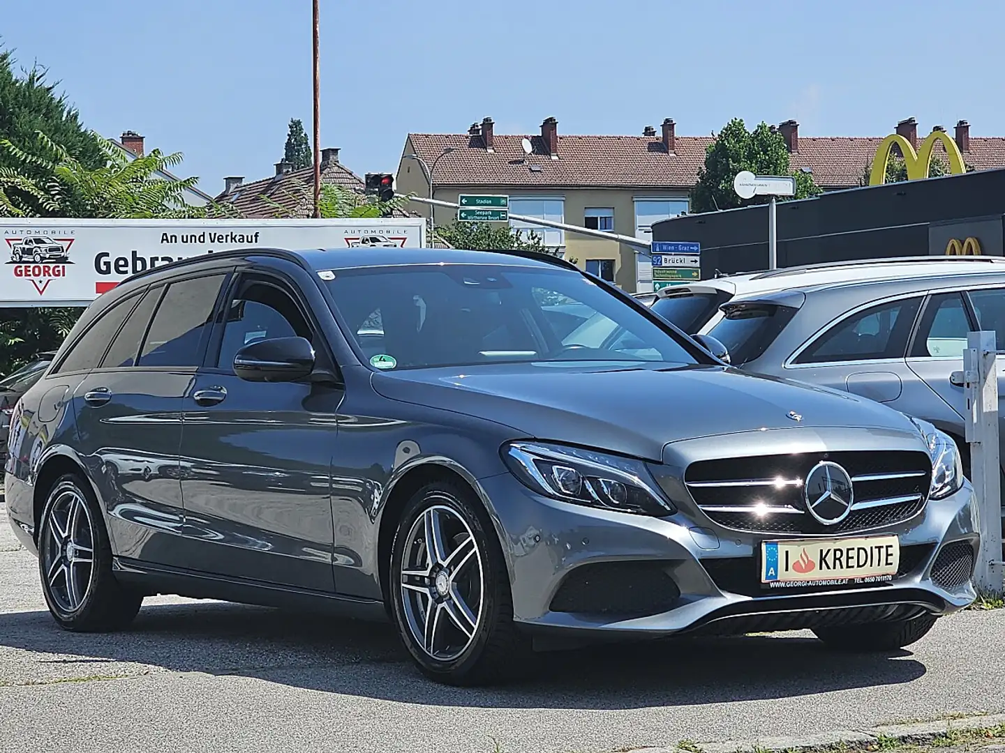 Mercedes-Benz C 200 d T Avantgarde Aut. Pickerl+Service-OK Sehr Gep... Grau - 1