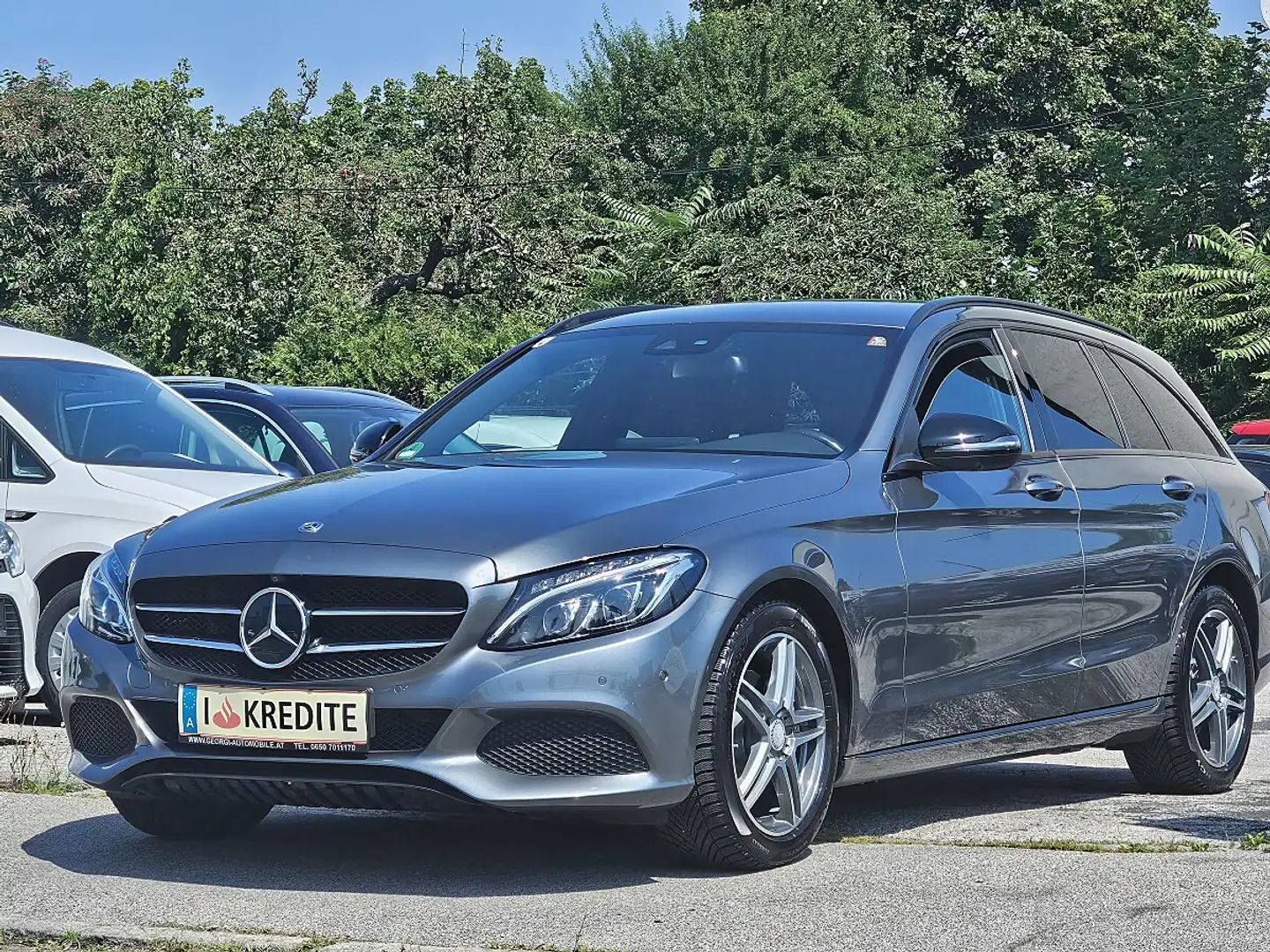 Mercedes-Benz C 200 d T Avantgarde Aut. Pickerl+Service-OK Sehr Gep... Grau - 2