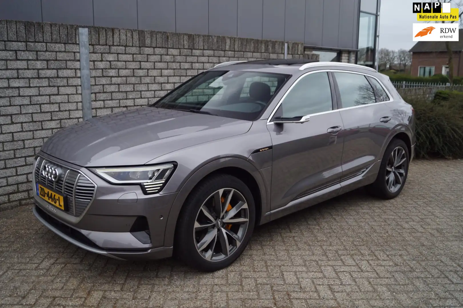 Audi e-tron E-tron 55 quattro advanced 95 kWh Pro Line Plus Au Gris - 1