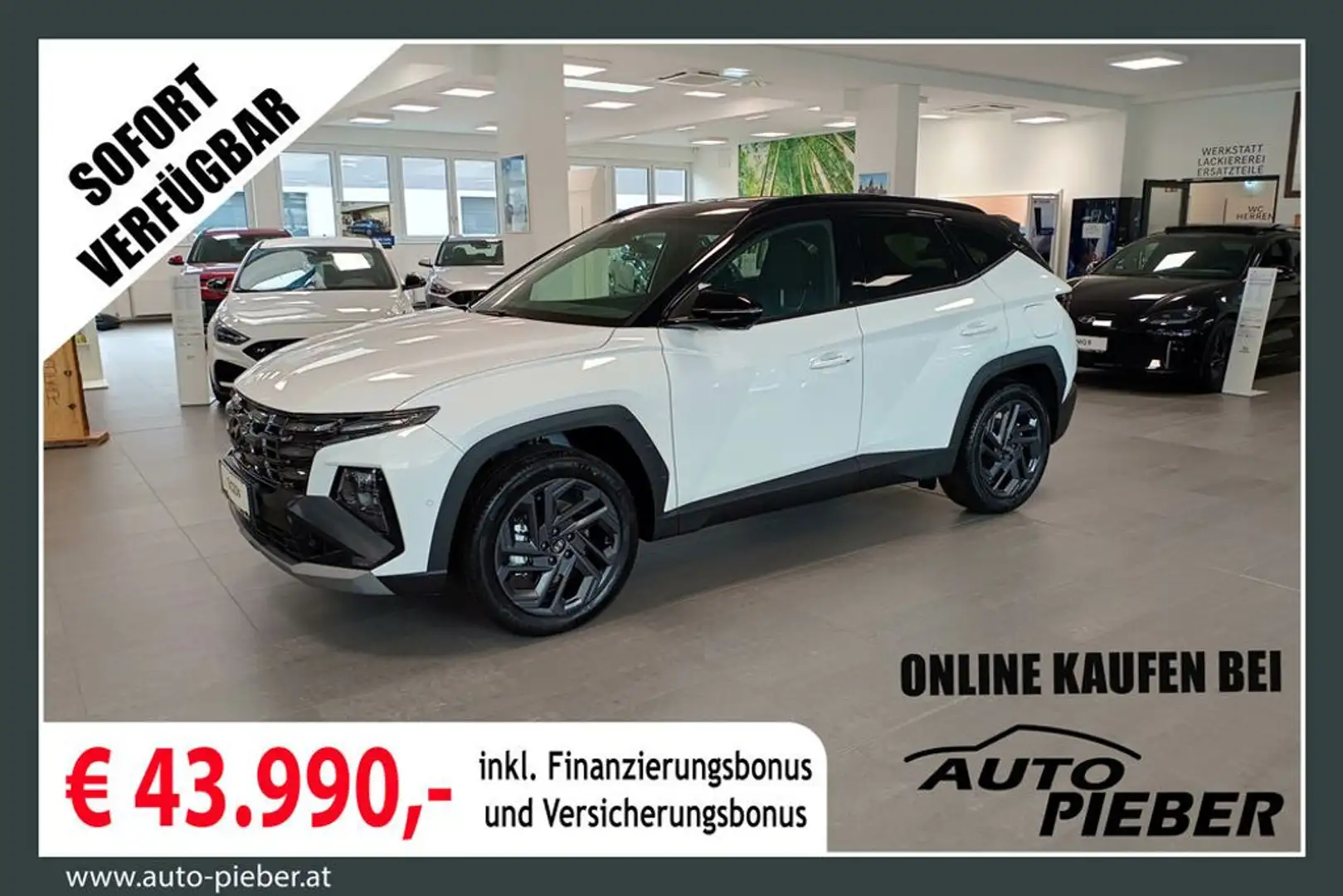 Hyundai TUCSON PHEV 1,6 T-GDI 4WD 20th Anniversary Aut. Weiß - 1