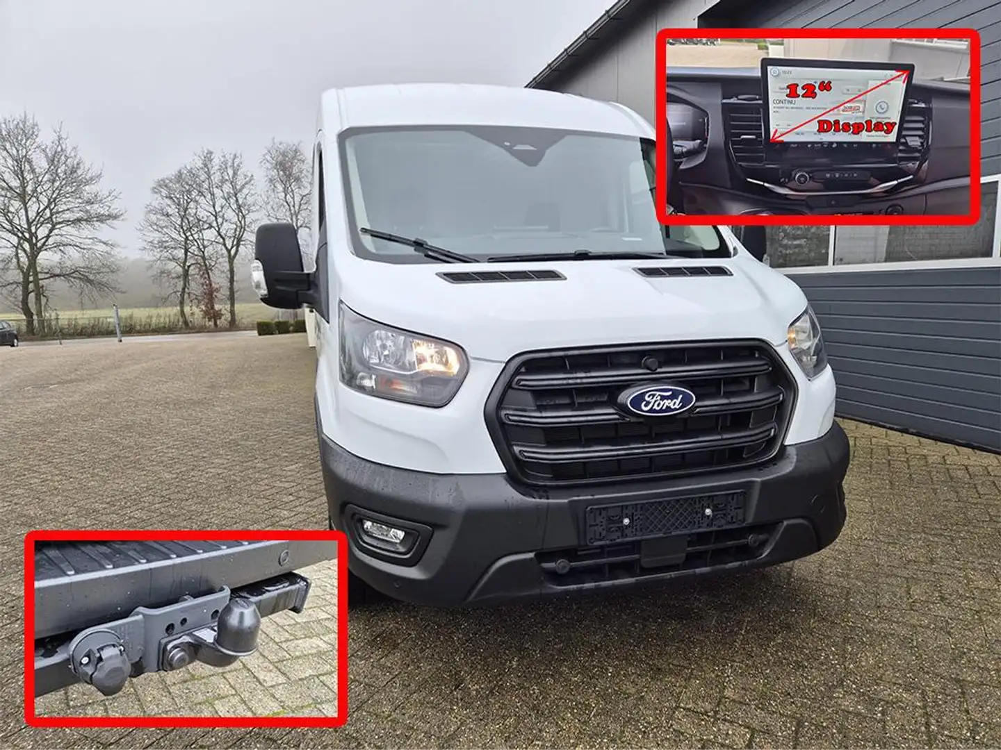 Ford Transit L2H2 2.0 EcoBlue 130PS Trend 3,5t 2-Sitzer AHK Sit Weiß - 2