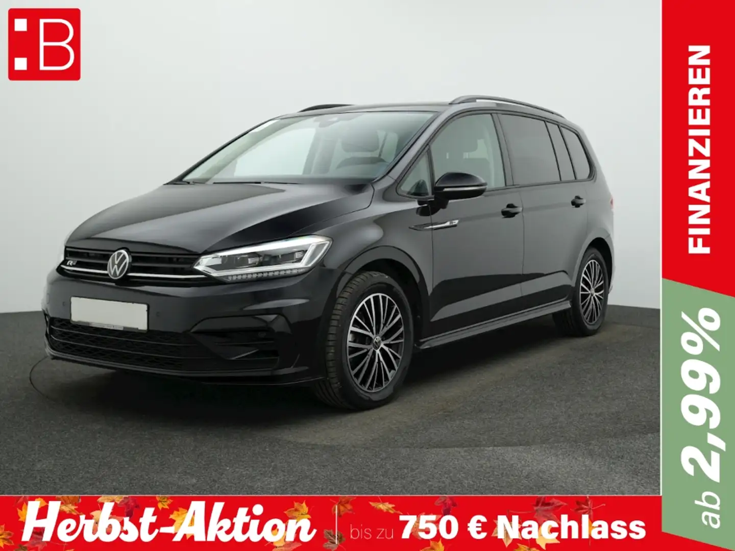 Volkswagen Touran 1.5 TSI DSG Highline R-Line BLACK-STYLE KAMERA NAV Schwarz - 1